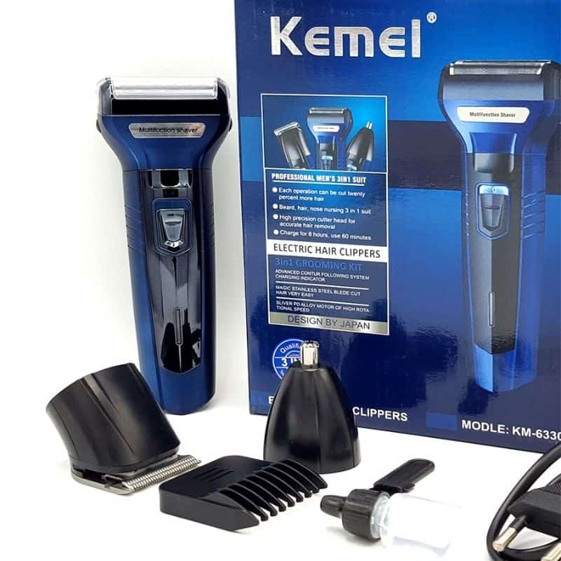 🤍💖 Kemei KM-6330 3-in-1 Hair Shaving Machine Grooming Kit 🤍💖