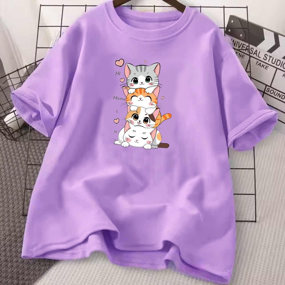 🤍💖 Drop Shoulder Ladies T-shirt 🤍💖 - STYLEX