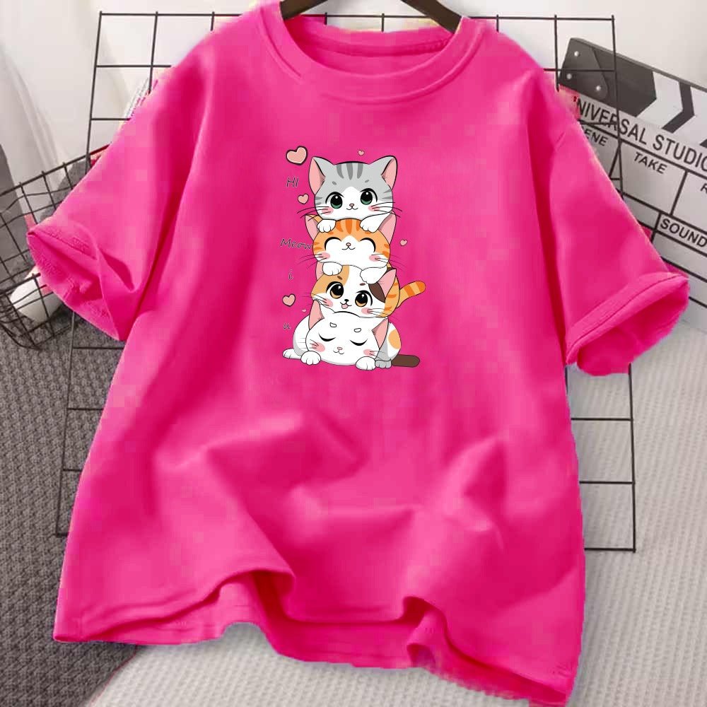 🤍💖 Drop Shoulder Ladies T-shirt 🤍💖 - STYLEX