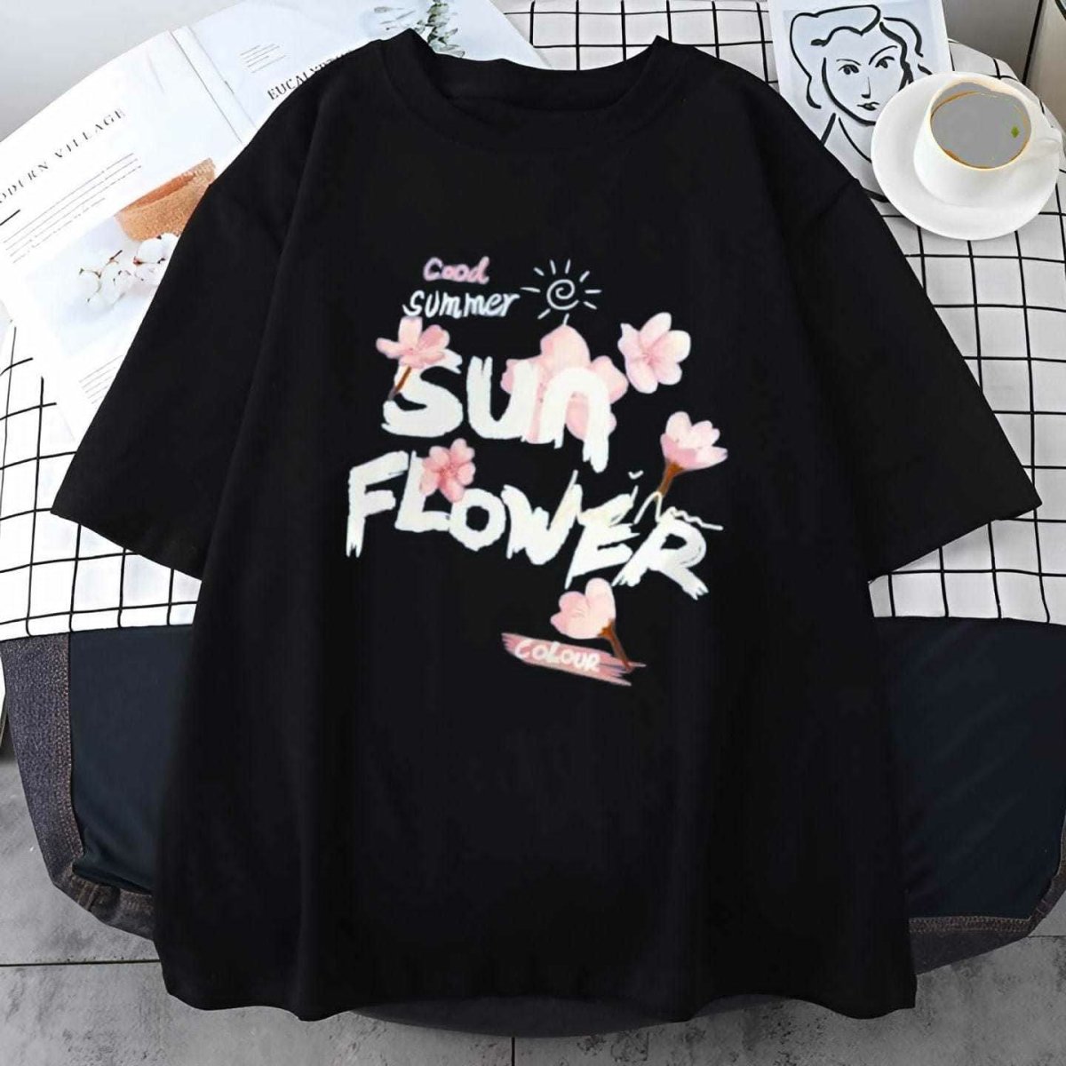 🤍💖 Drop Shoulder Ladies T-shirt 🤍💖 - STYLEX