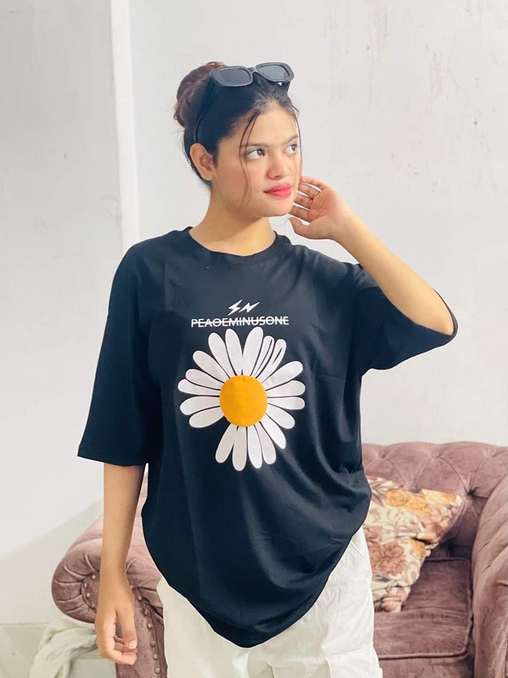 🤍💖 Drop Shoulder Ladies T-shirt 🤍💖 - STYLEX