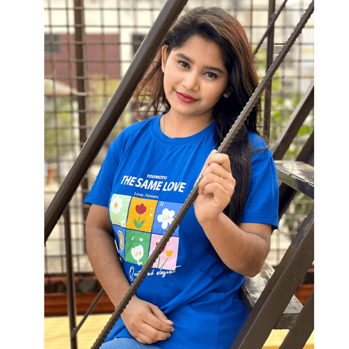 🤍💖 DTF Printed ladies T shirt | Half Sleeve Plain | Regular Fit Ladies T Shirt for Women & Girls 🤍💖 - STYLEX