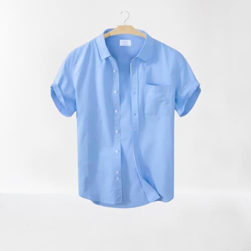 🤍💖 Pure Cotton Half Sleeve Print Shirt for Men's 🤍💖