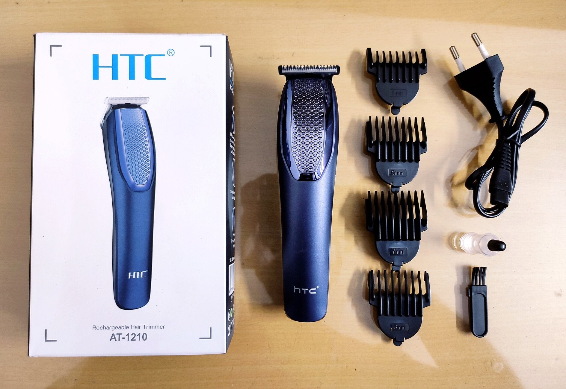 🤍💖 HTC AT-1210 Rechargeable 4 Clipper Hair Trimmer For Menn 🤍💖
