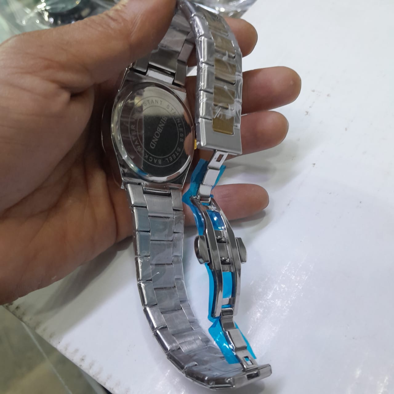 🤍💖 BINBOND 818 Stainless Steel Quartz Fashionable Premium Watch 🤍💖