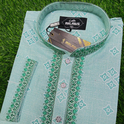 🤍💖 Exclusive Embroidery Cotton Panjabi With premium box 🤍💖