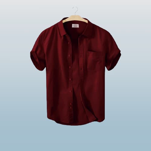 🤍💖 Pure Cotton Half Sleeve Print Shirt for Men's 🤍💖