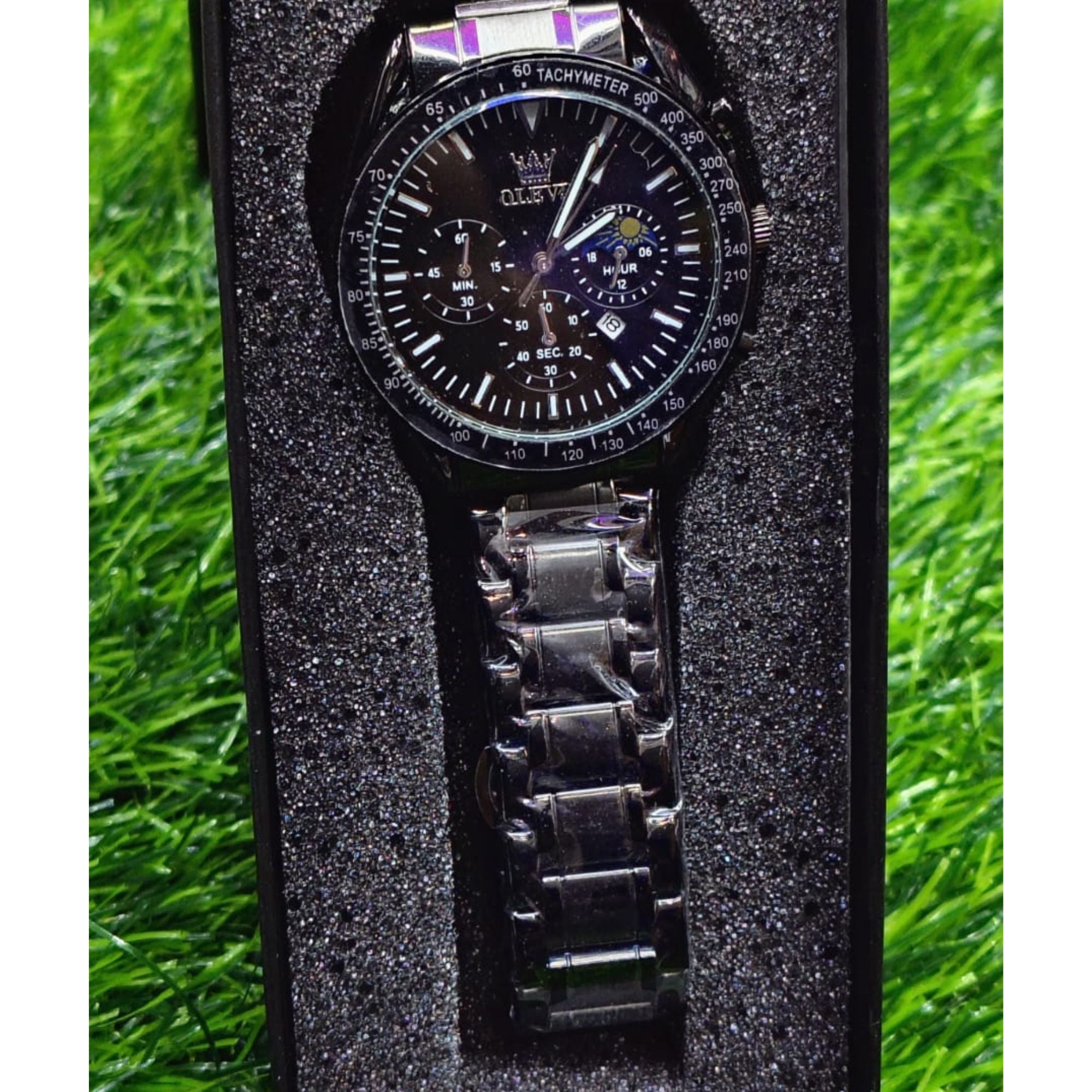 🤍💖 Butter Fly Lock OLEVS Watch for mens 🤍💖