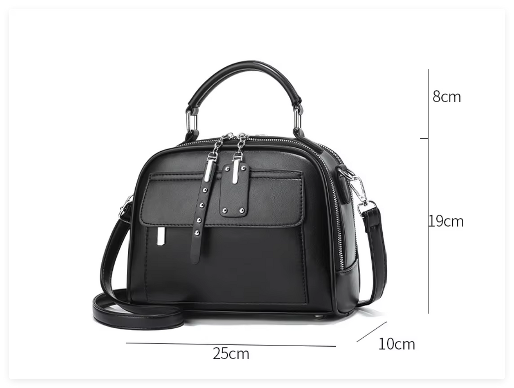 🤍💖 High end ladies' handbag multi-layer large capacity commuting bag (Brown) 🤍💖