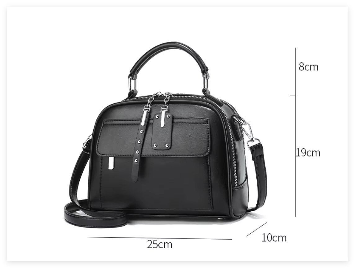 🤍💖 High end ladies' handbag multi-layer large capacity commuting bag (Brown) 🤍💖