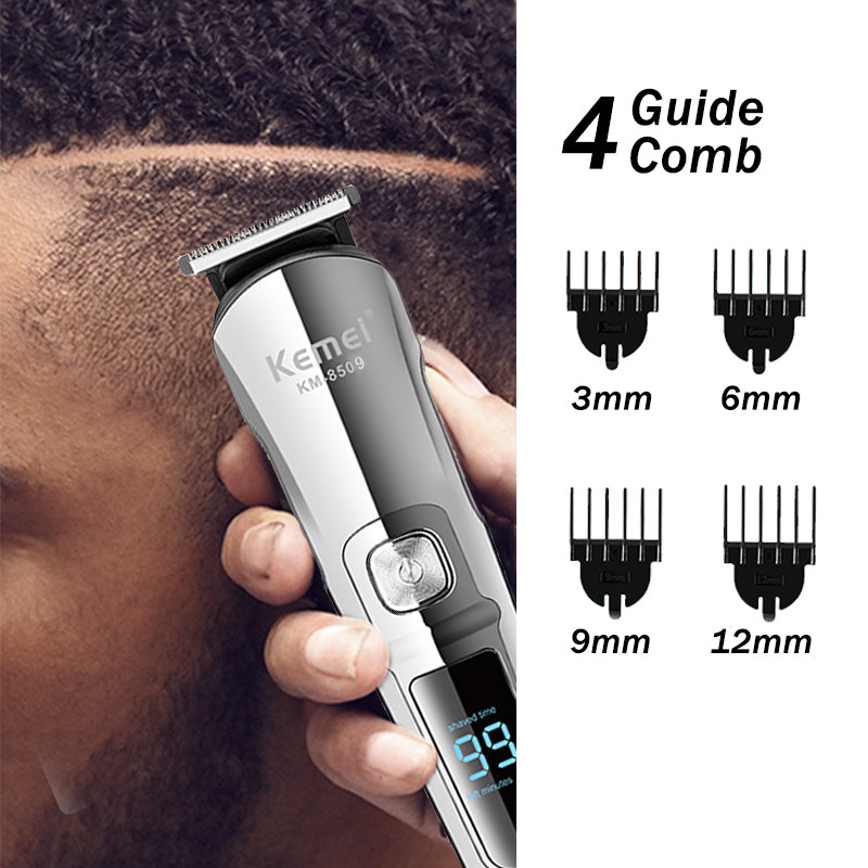 🤍💖 Kemei KM-8509 Waterproof Hair Clipper and Beard Trimmer for Men 🤍💖