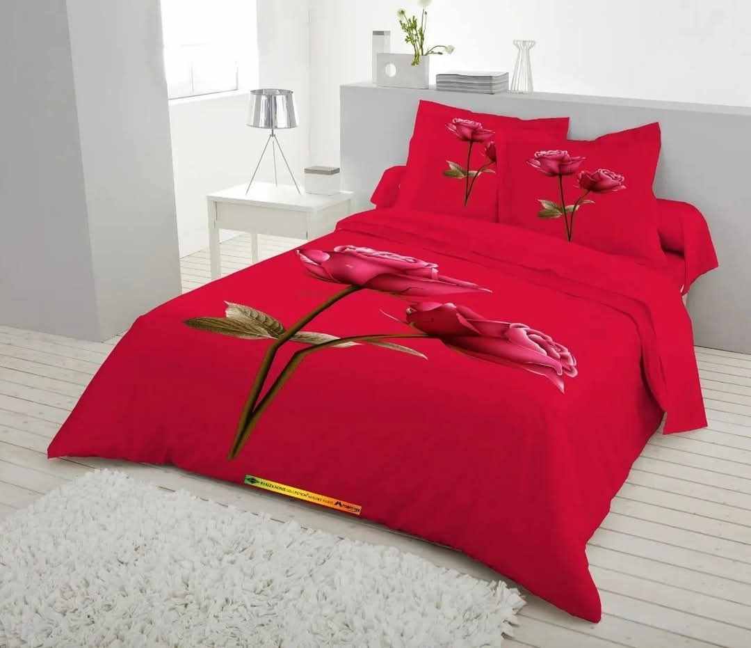 🤍💖 Exclusive King Size Full cotton fabric Panel Bedsheet 🤍💖