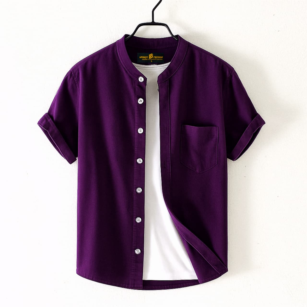 🤍💖 Fashionable half-sleeve shirt for men 🤍💖