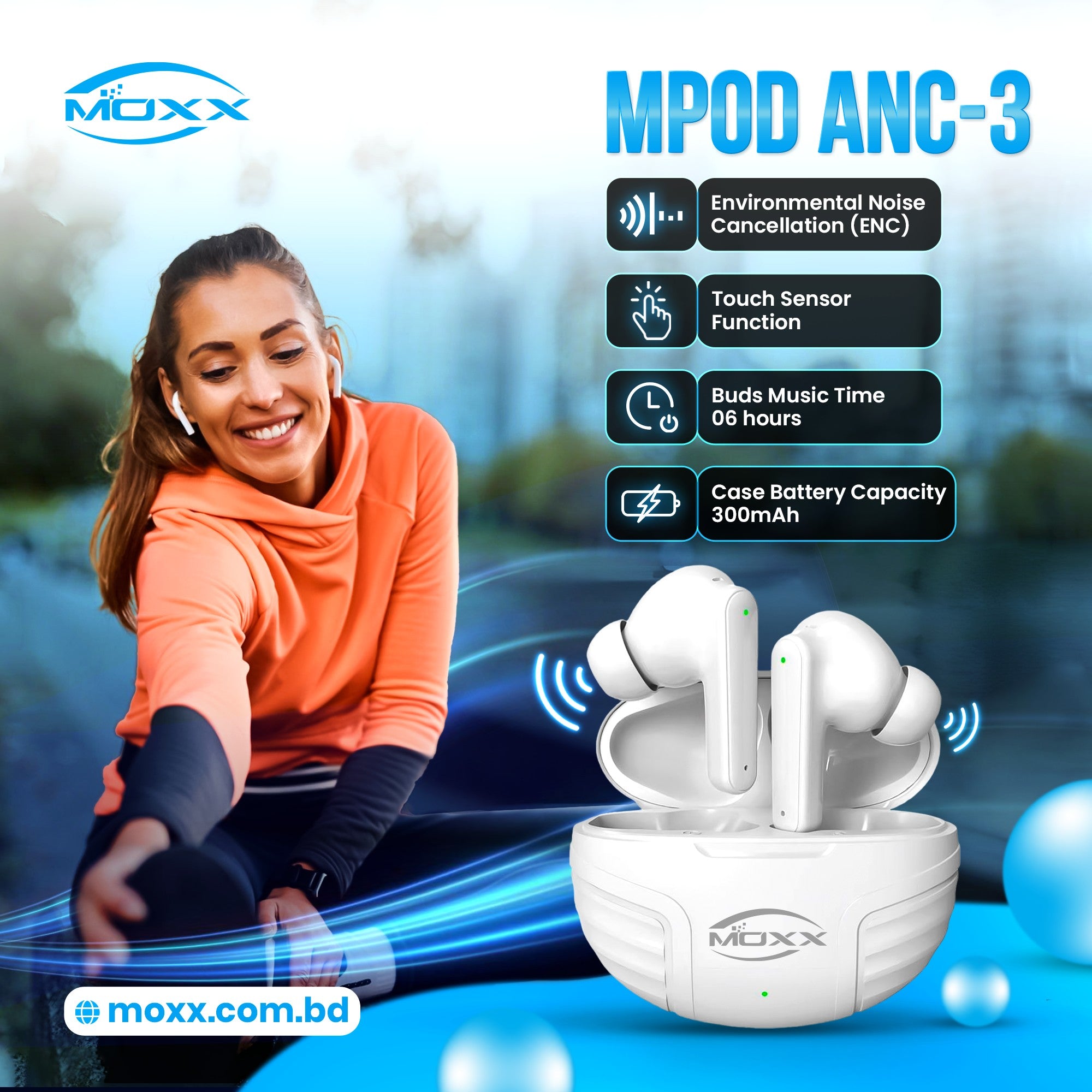 MOXX MPod TWS EARBUDS