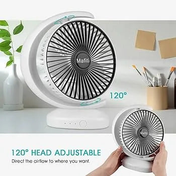 🤍💖 A3 In 1 Air Cooling USB Fan with LED Night Light Water Fan 🤍💖