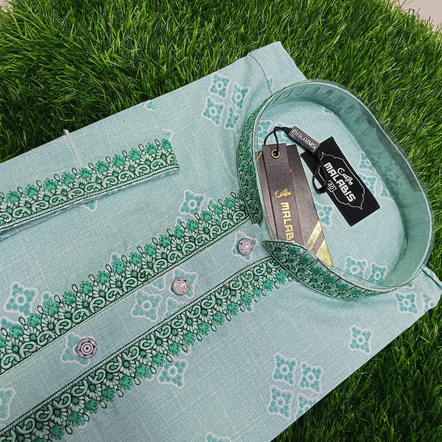 🤍💖 Exclusive Embroidery Cotton Panjabi With premium box 🤍💖