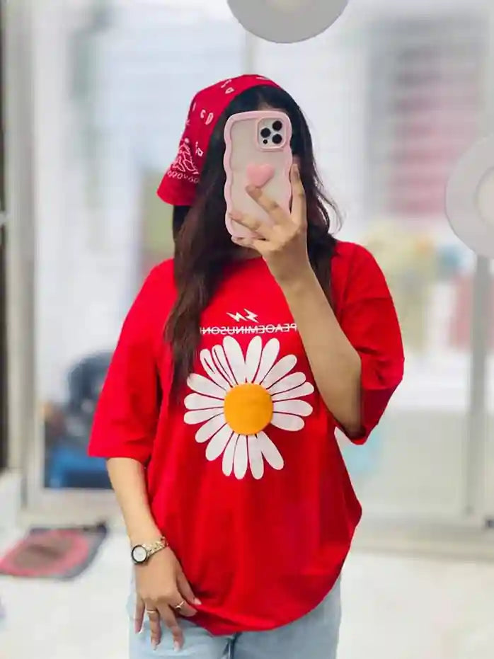 🤍💖 Drop Shoulder Ladies T-shirt 🤍💖