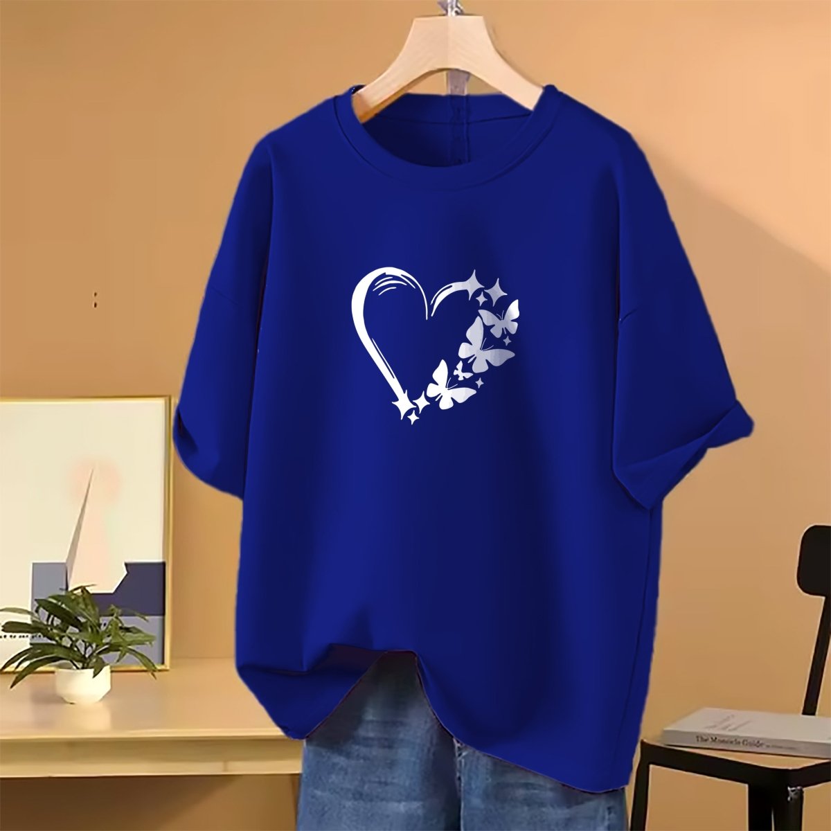 🤍💖 Lovely Drop shoulder T-shirt for Women 🤍💖 - STYLEX