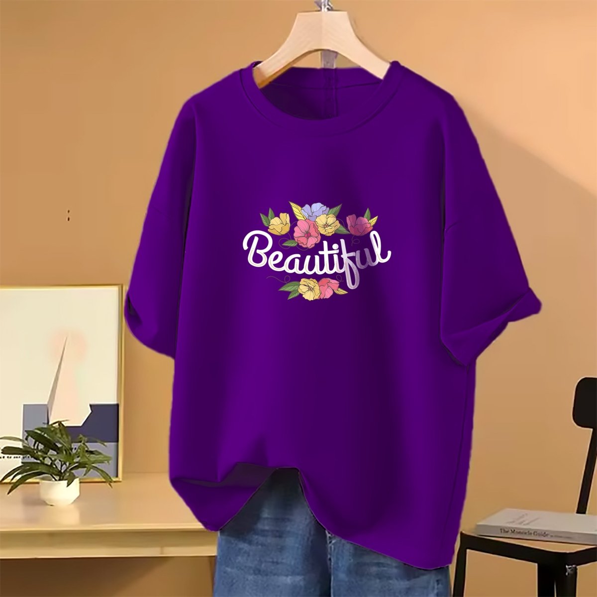 🤍💖 Lovely Drop shoulder T-shirt for Women 🤍💖 - STYLEX