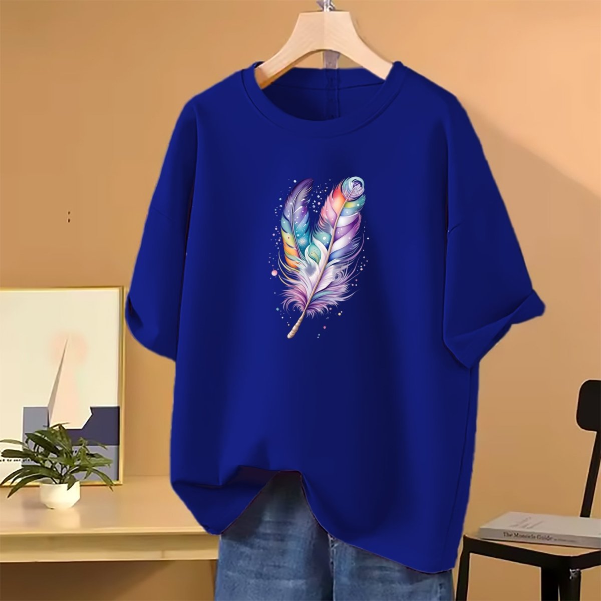 🤍💖 Lovely Drop shoulder T-shirt for Women 🤍💖 - STYLEX