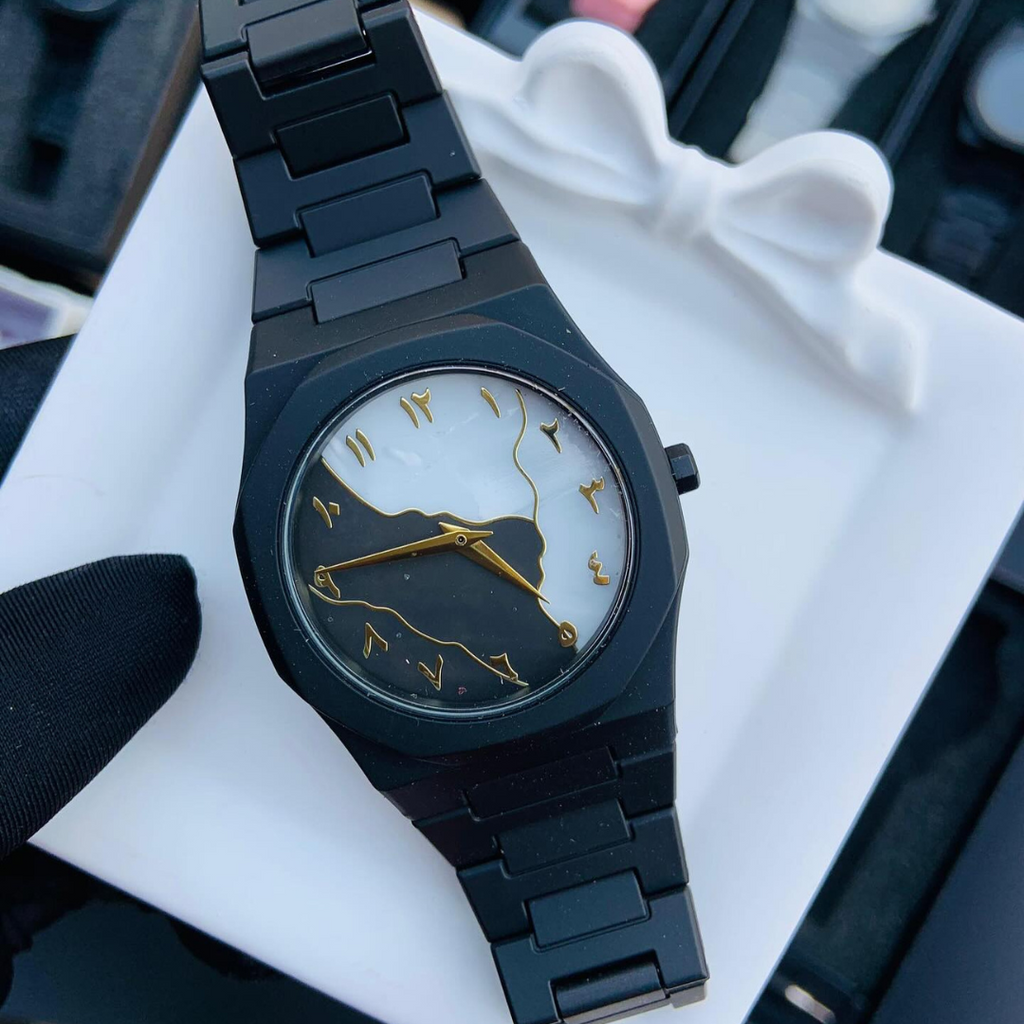 🤍💖 Aura watch 2025 New Arabic Aura Watch Black Modern Creative Design (Chain cutter + Box free) 🤍💖