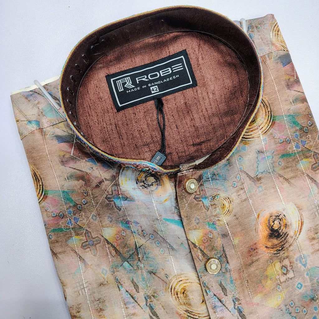 🤍💖Indian Cotton Gorgeous Karchupi Panjabi 🤍💖