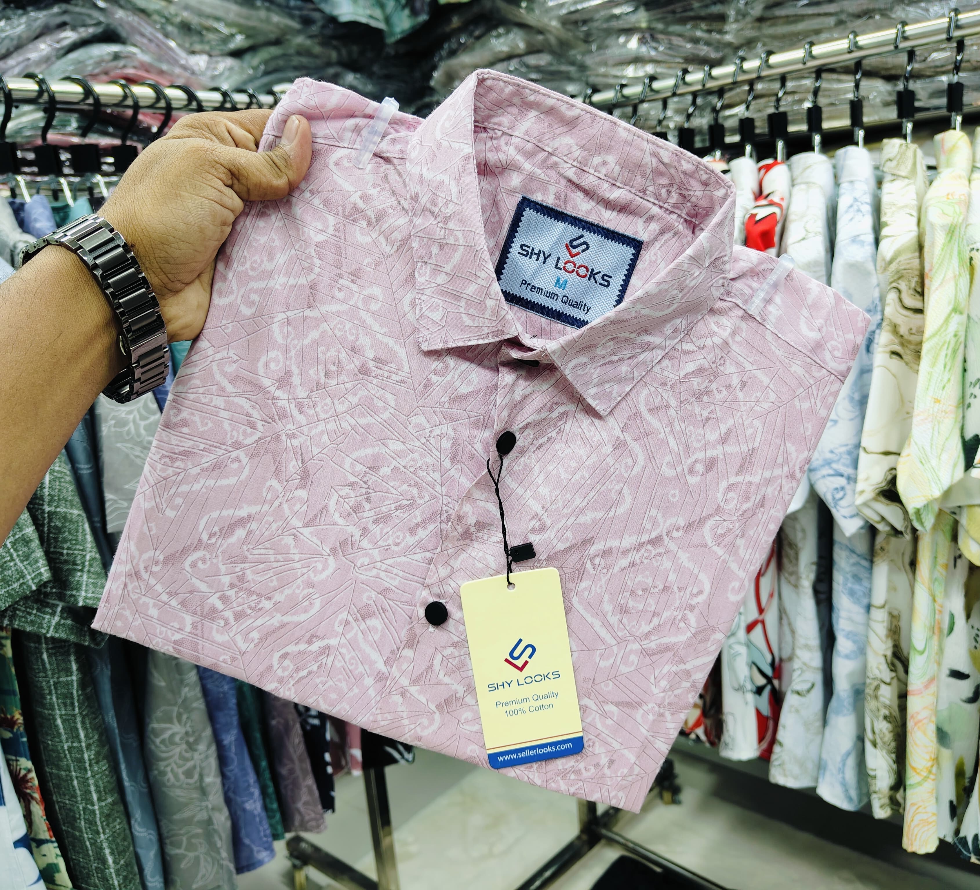 🤍💖Pure Cotton full Sleeve Print Shirt for Men's 🤍💖