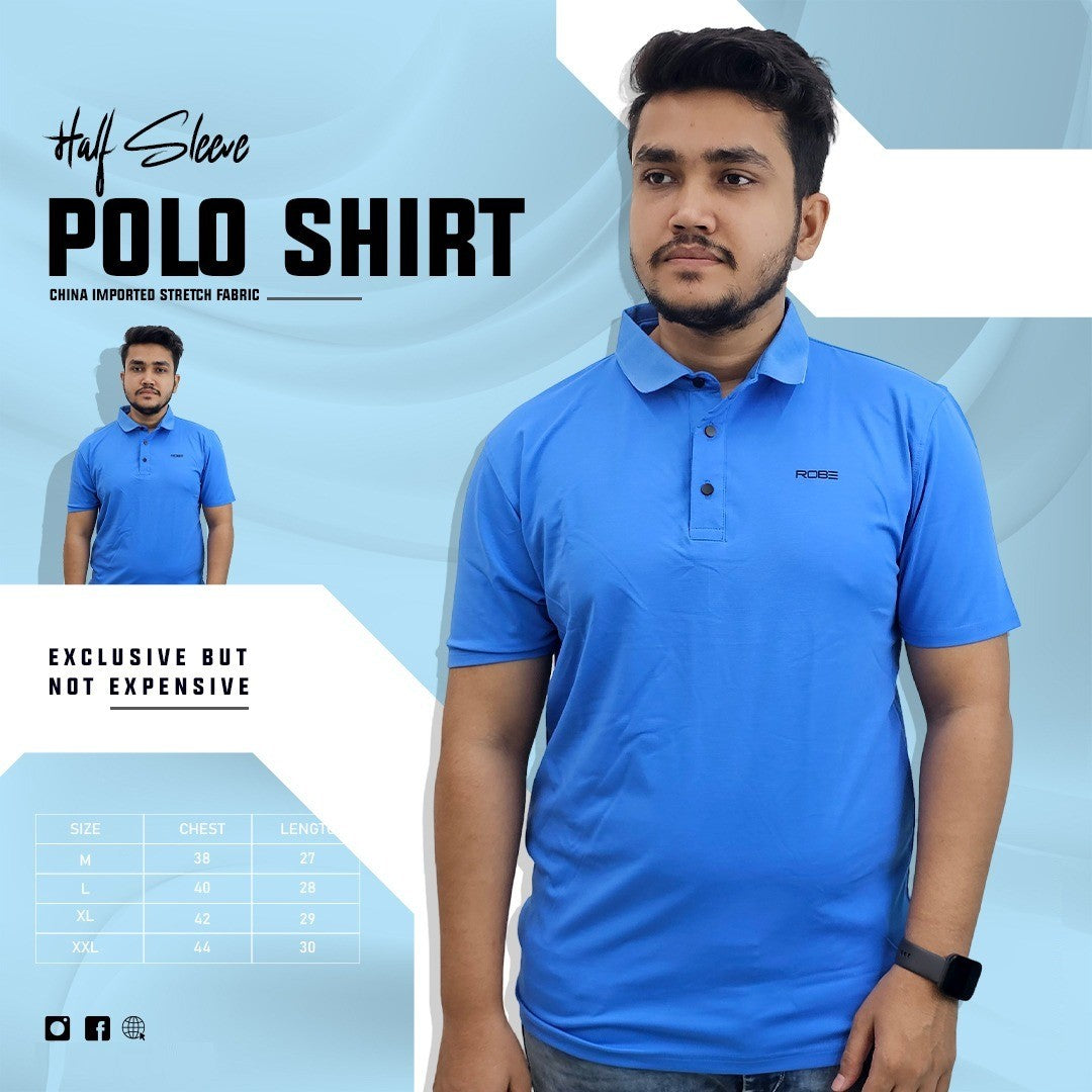 🤍💖 China Stretch Half sleeve polo shirt 🤍💖