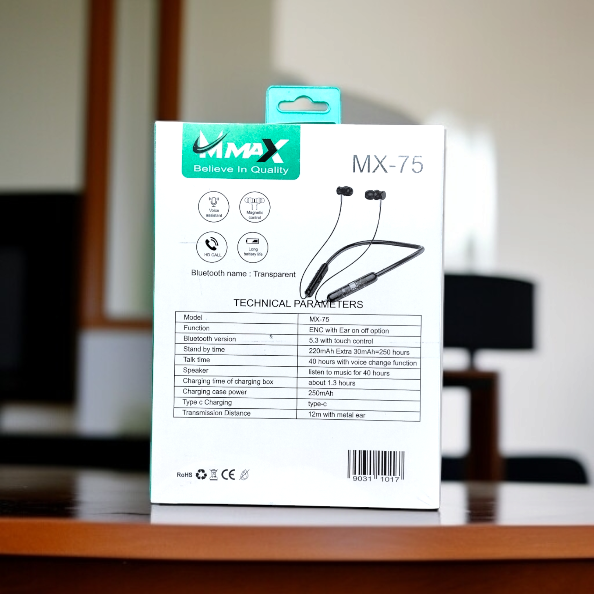 MX-75 Wireless Earphone