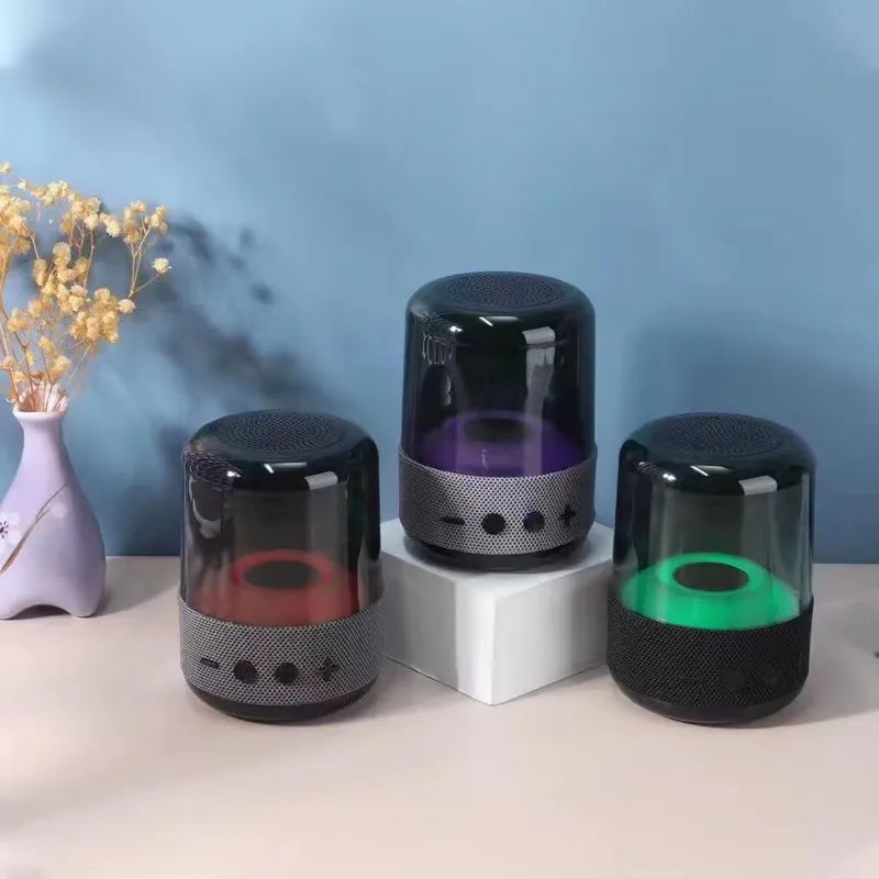 🤍💖 Wrader X808 Wireless Stereo Woofer Bass Cute Gift Astronaut Loud Portable Creative Active Bass Rgb Light Bluetooth Speaker 🤍💖