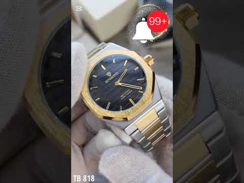 🤍💖 BINBOND 818 Stainless Steel Quartz Fashionable Premium Watch 🤍💖