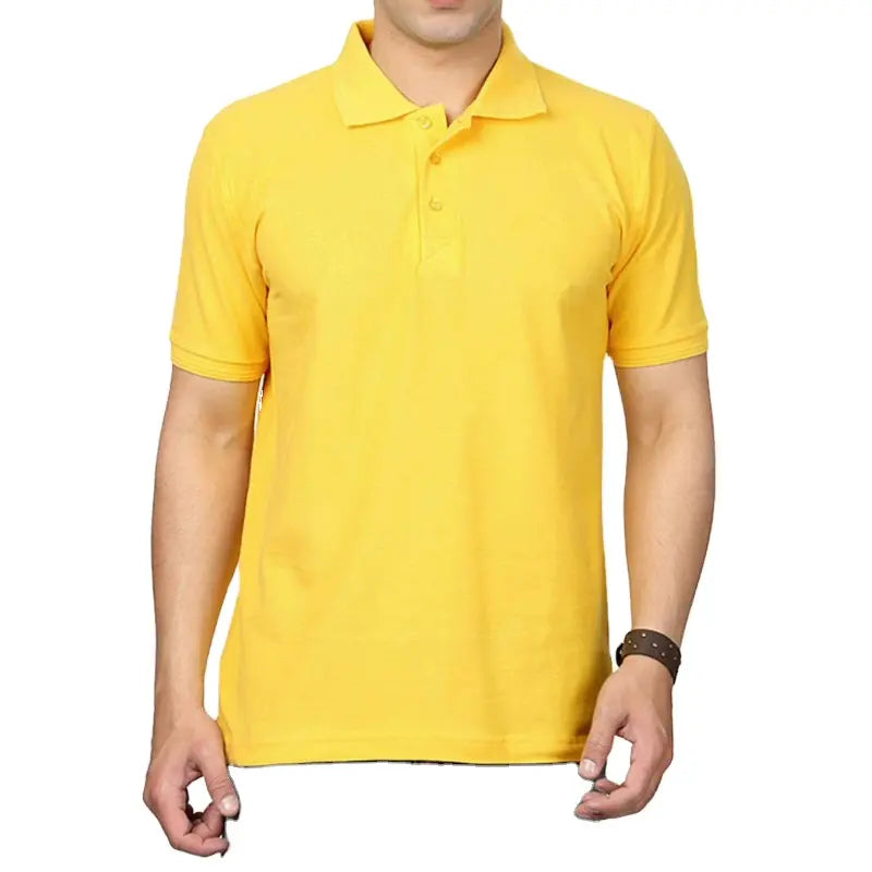 🤍💖 Cotton Half Sleeve Polo Shirt For Men - Black 🤍💖