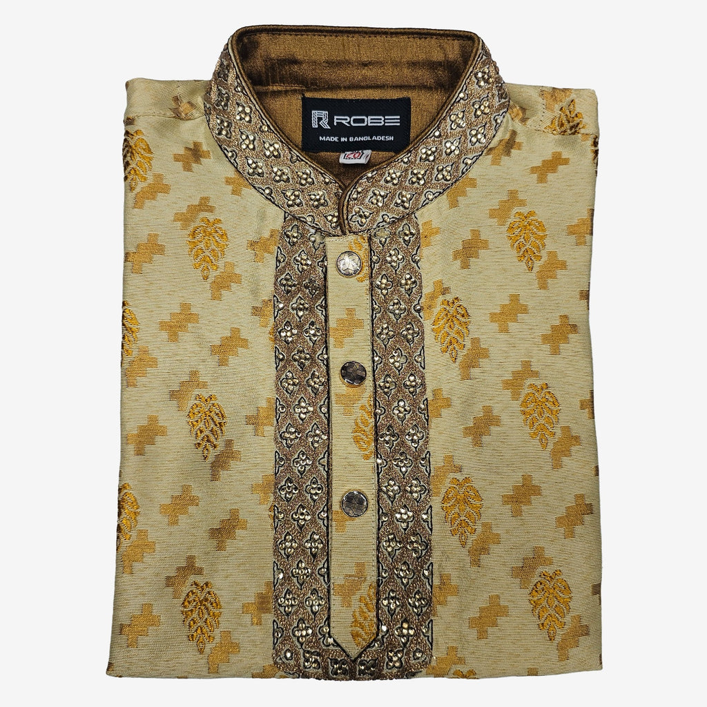 🤍💖Indian Cotton Gorgeous Karchupi Panjabi 🤍💖