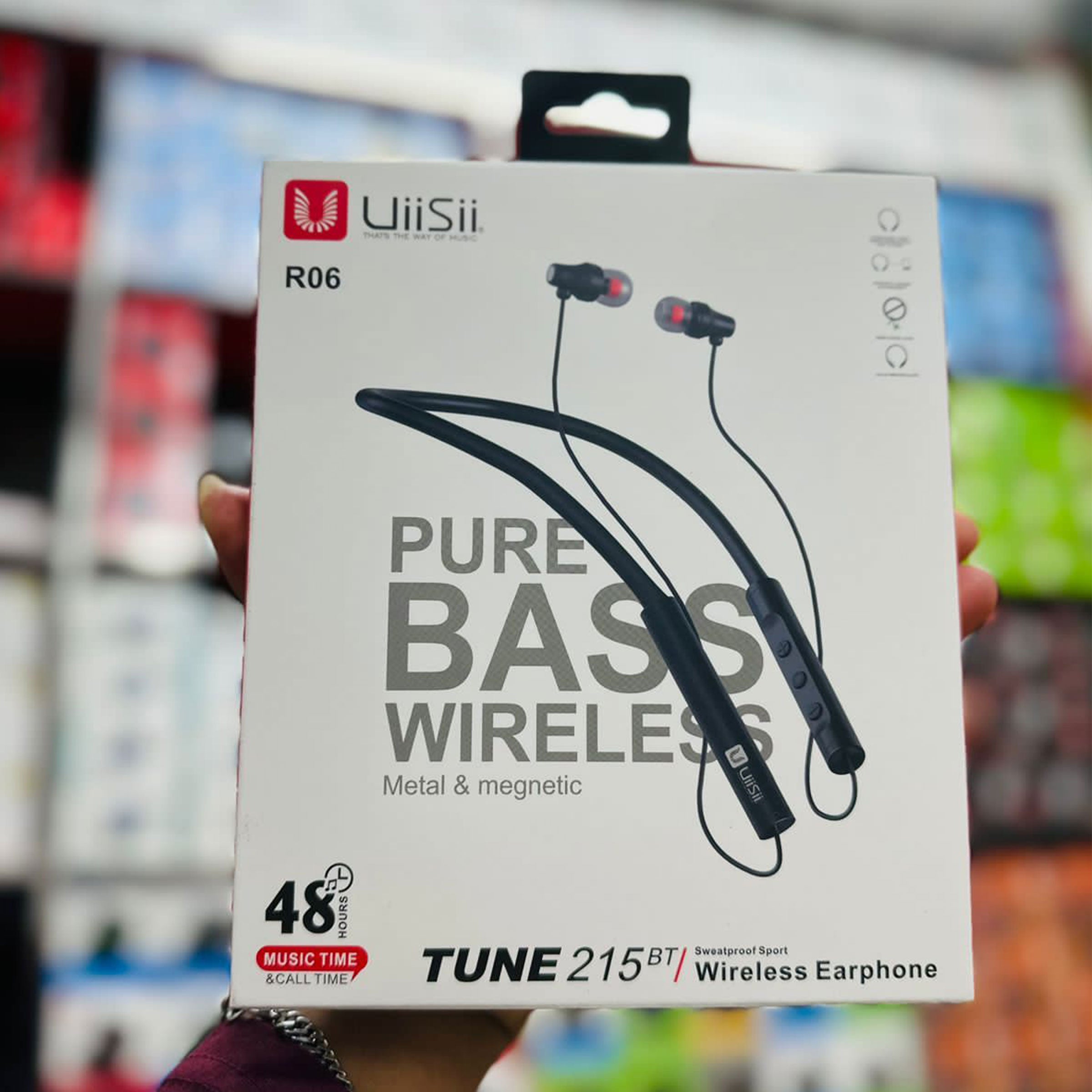 UiiSii R06 Neck-Mounted Bluetooth Earphone - Headphone