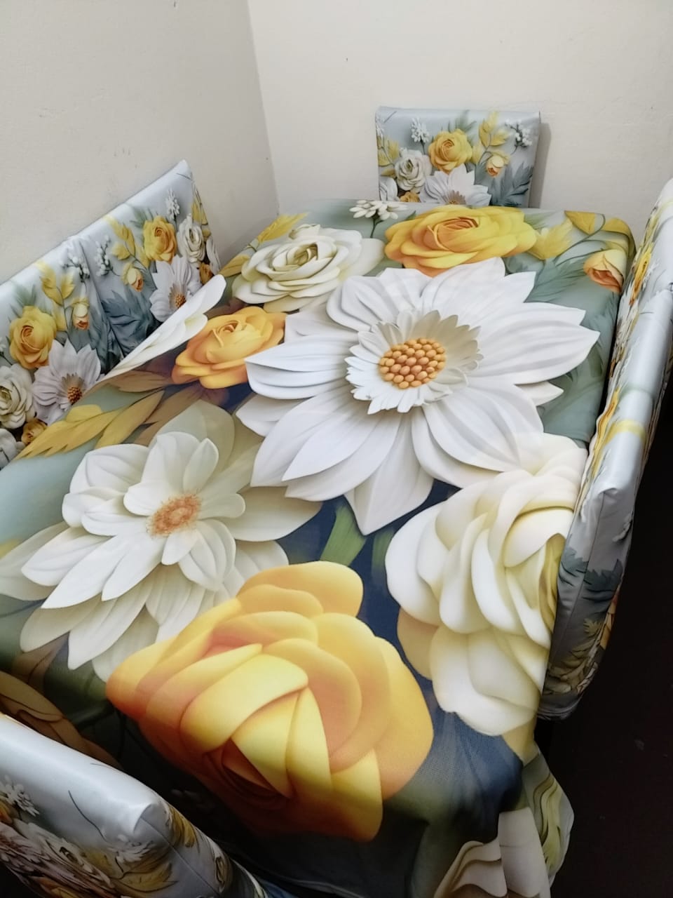 🤍💖 China Premium 3D Print Table Cloth Set 🤍💖
