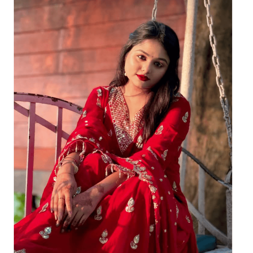 🤍💖 Royal Red Silk Bridal Lehenga 🤍💖 - STYLEX