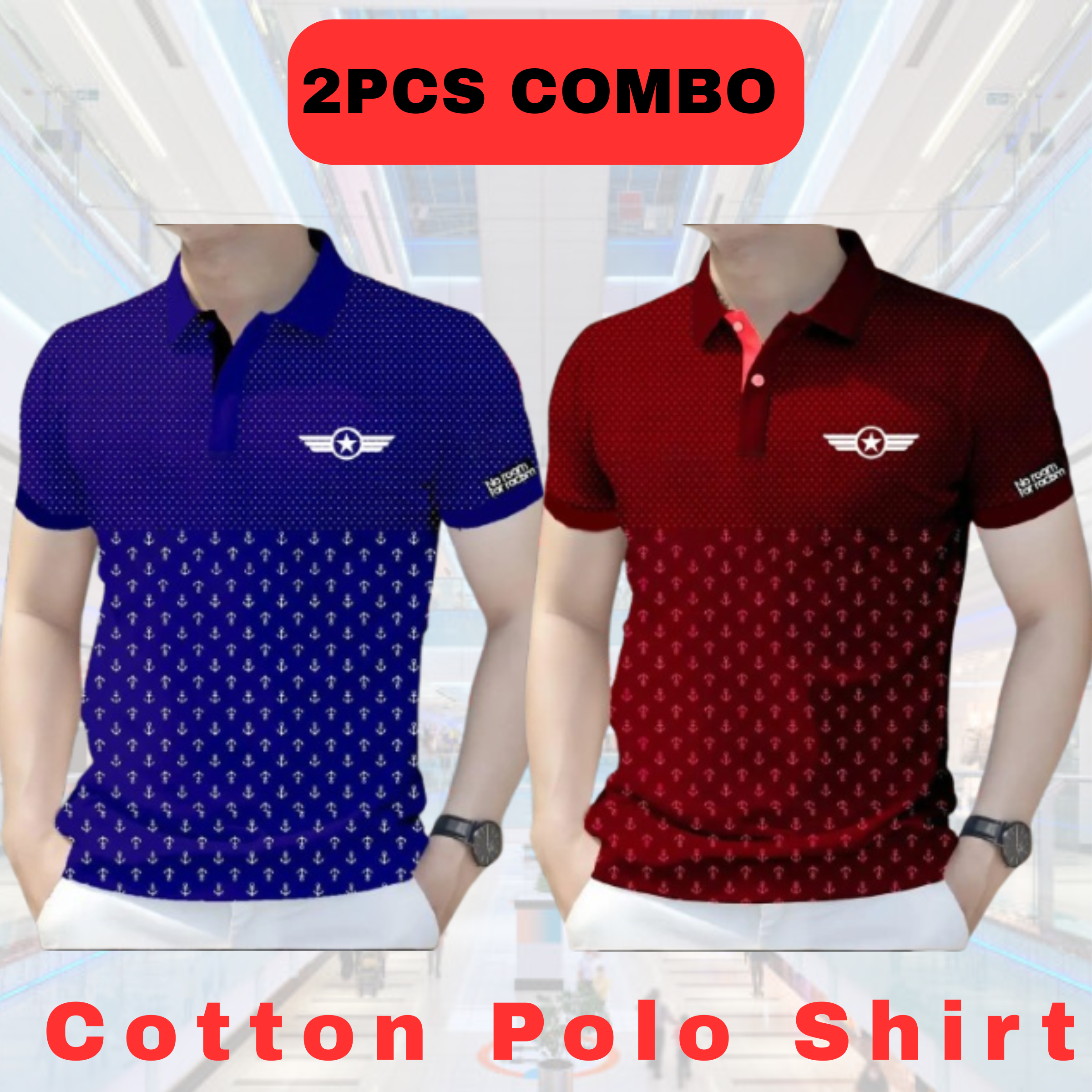 🤍💖 Combo Cotton Polo Shirt For Men's 🤍💖