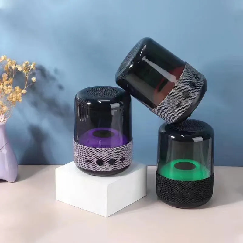 🤍💖 Wrader X808 Wireless Stereo Woofer Bass Cute Gift Astronaut Loud Portable Creative Active Bass Rgb Light Bluetooth Speaker 🤍💖