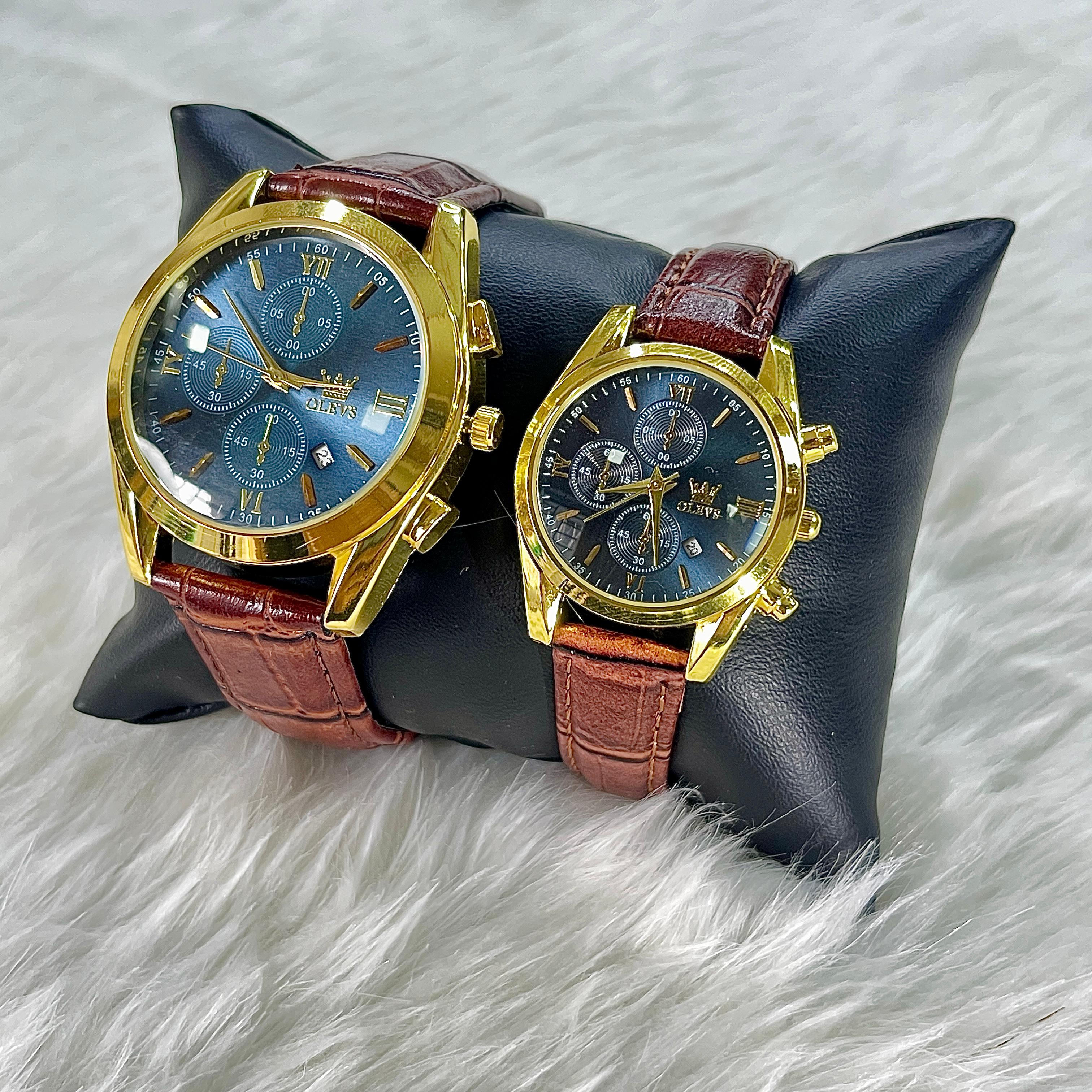 🤍💖 Olevs Casual Couple Watch Quartz Wrist watch 🤍💖