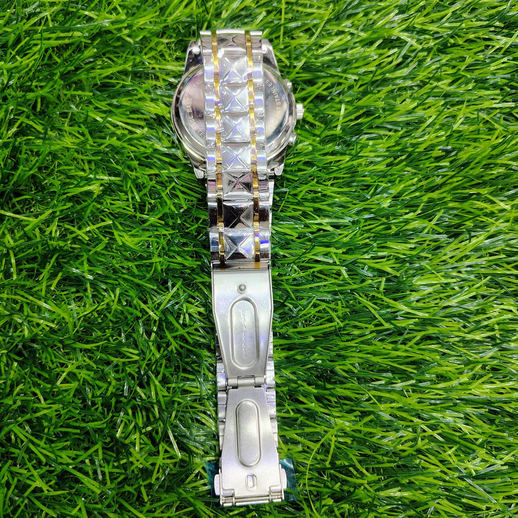 🤍💖 BINBOND B3982 New Style Silver Men Quartz Watch Authentic Stainless Steel Band Date Display Dials Decoration Watch 🤍💖