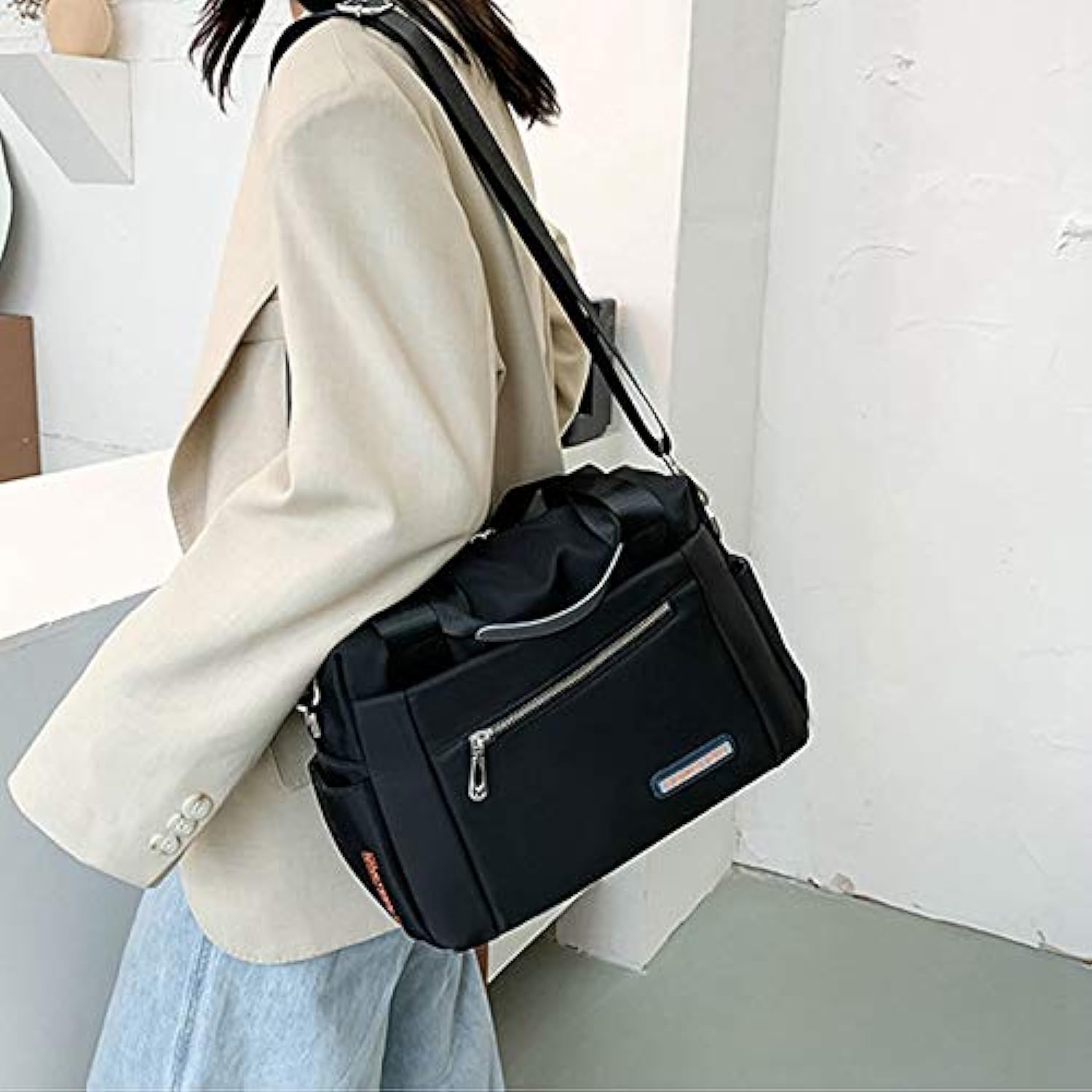 🤍💖 Luxury Bag Waterproof Nylon Shoulder Ladies Travel Crossbody (Red) 🤍💖