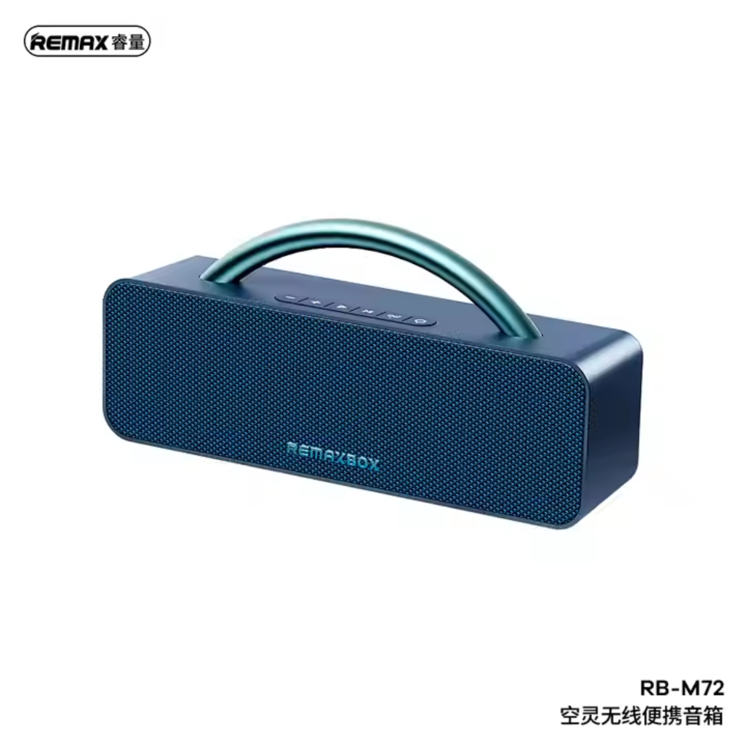 🤍💖 Remax Kunagile Series Rb-M72 Wireless Portable Speaker Outdoor Hifi Professional Sound Quality Dual Bass Bluetooth Speakers 🤍💖