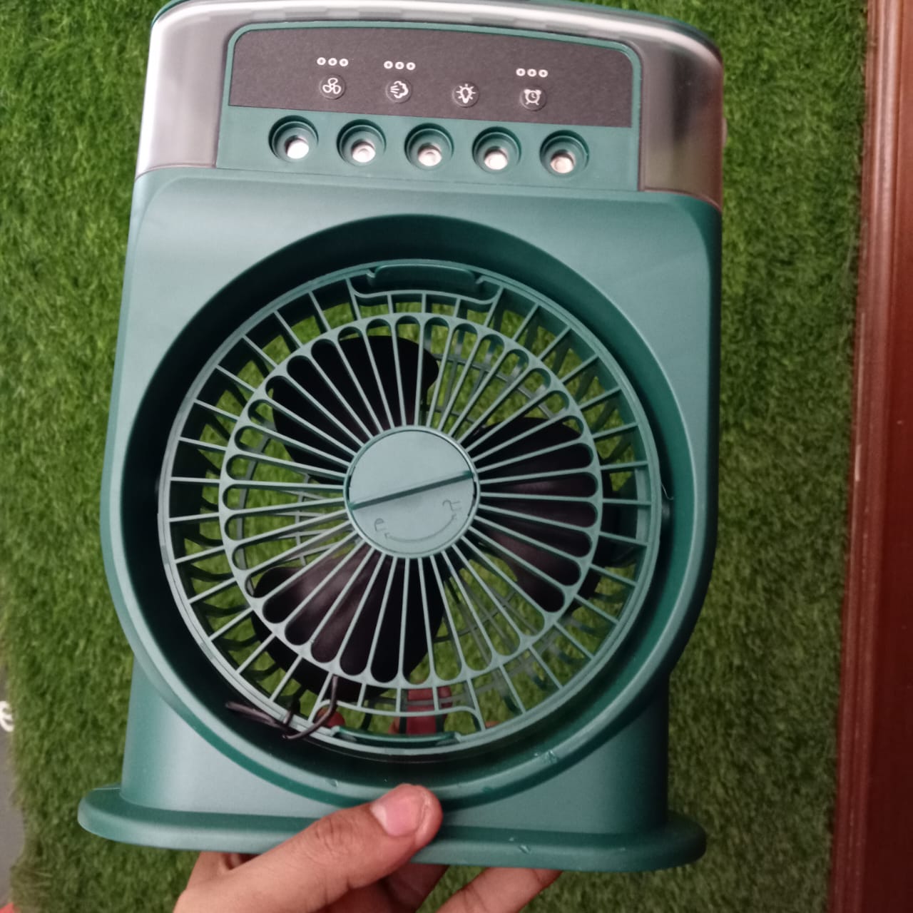 🤍💖 A3 In 1 Air Cooling USB Fan with LED Night Light Water Fan 🤍💖