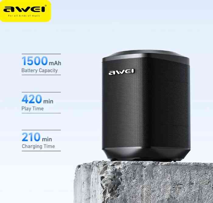 🤍💖 AWEI Y379 5W Mini Portable Outdoors Bluetooth Speaker 🤍💖