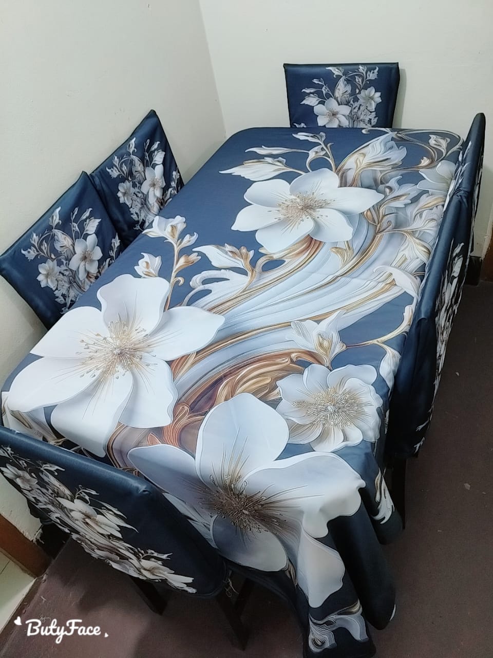 🤍💖 China Premium 3D Print Table Cloth Set 🤍💖