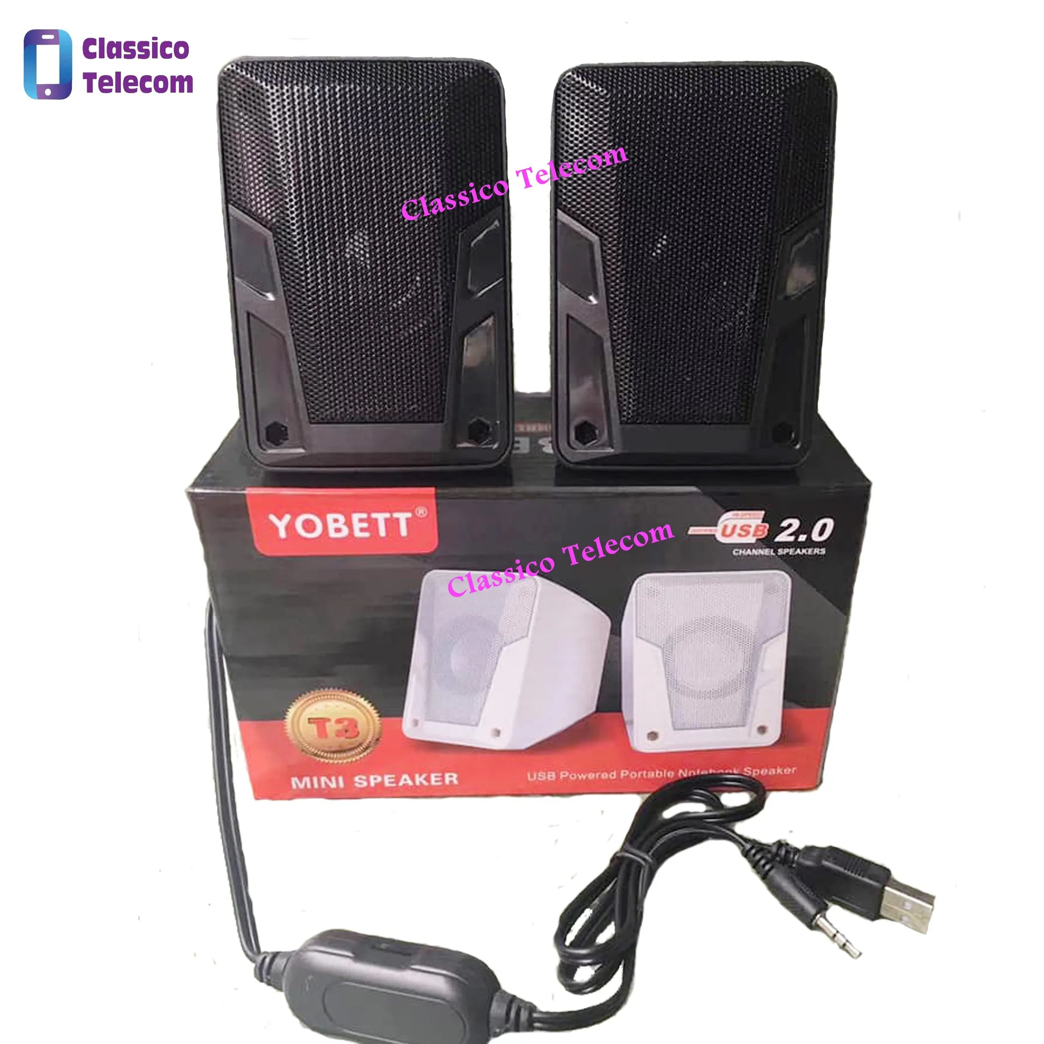 🤍💖 Yobett T3 Multimedia Usb Powered Portable Notebook / Computer Mini Speaker, Usb 2.0 - Bluetooth Speaker - Bluetooth Speaker 🤍💖