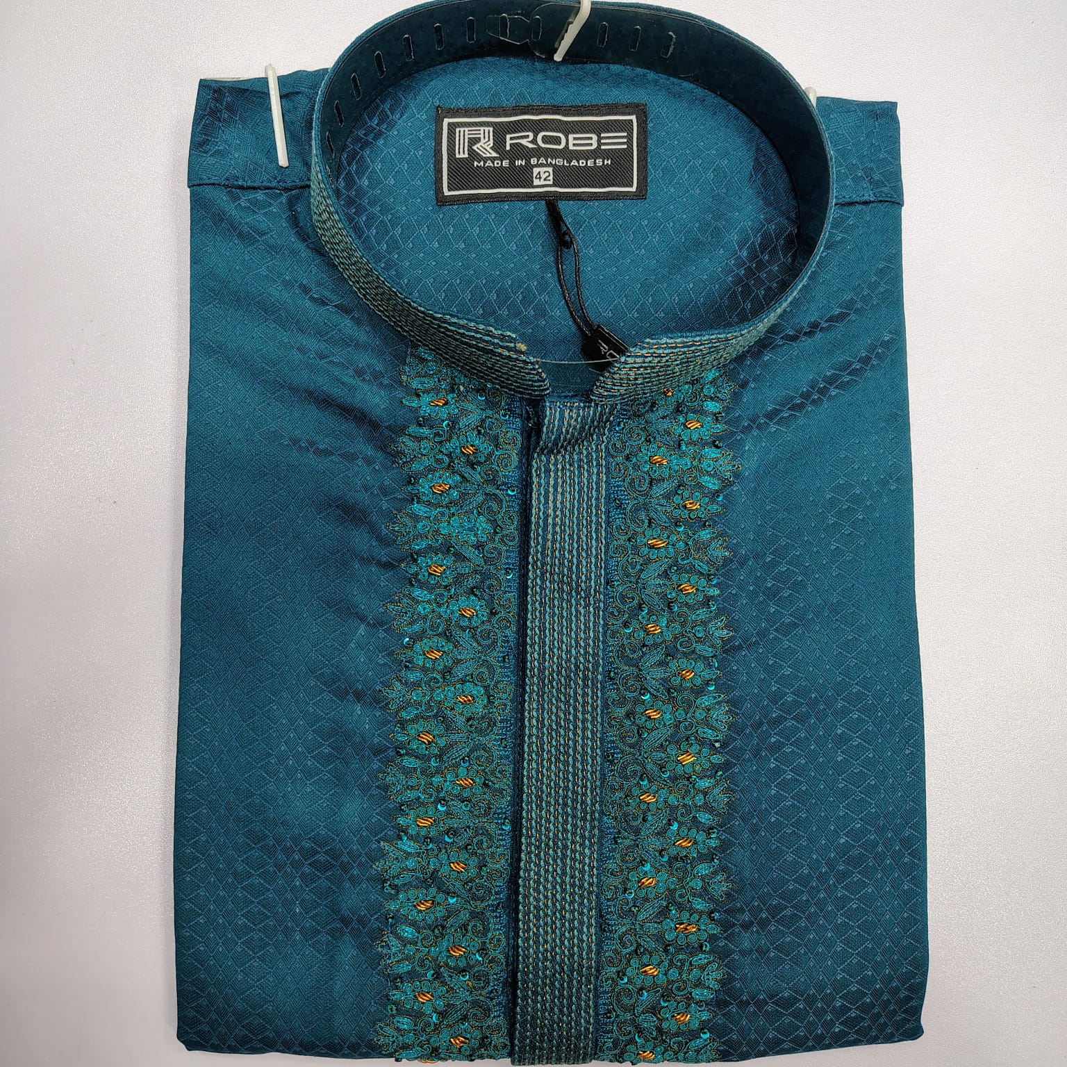🤍💖Indian Cotton Gorgeous Karchupi Panjabi 🤍💖