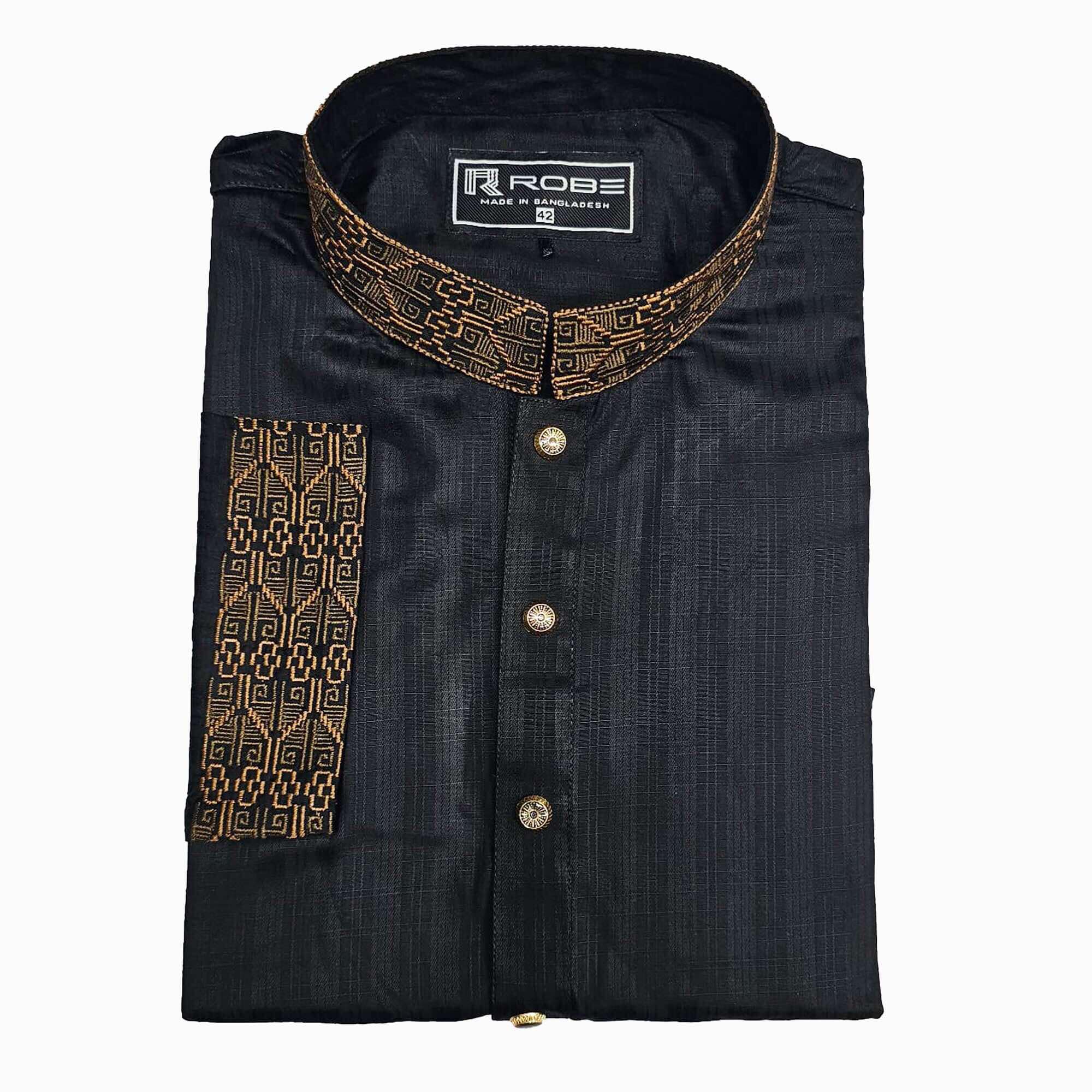 🤍💖 Comfortable Embroidered Punjabi With premium box 🤍💖