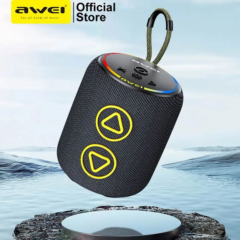🤍💖 Awei KA13 Mini Waterproof Dynamic RGB Bluetooth Portable Speaker 🤍💖