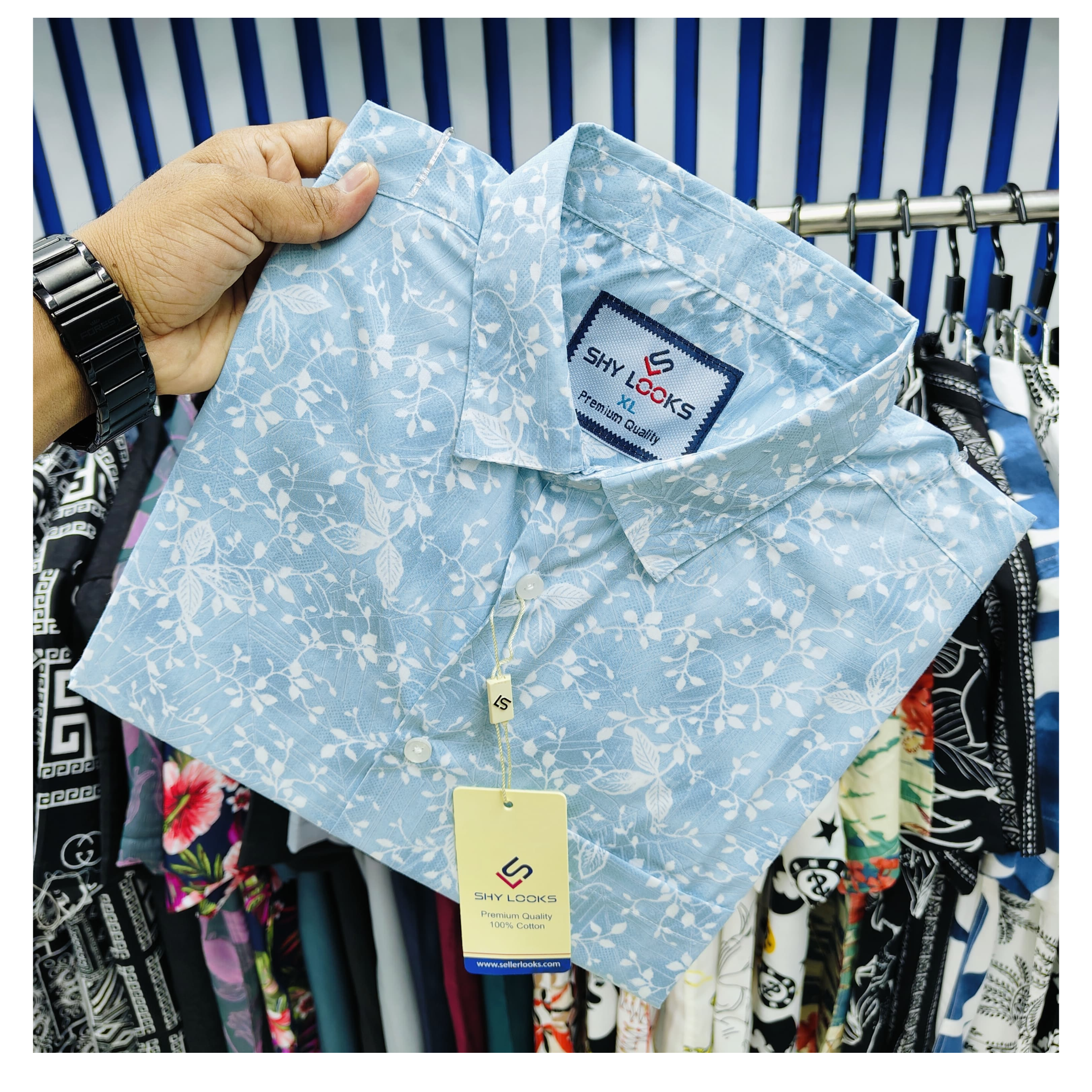 🤍💖 Fashionable half-sleeve shirt for men 🤍💖